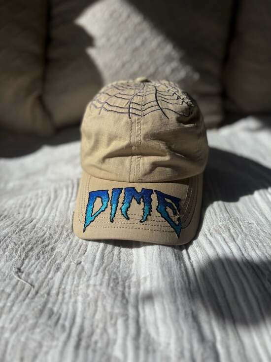 Dime Other - Dime Spider Low Pro Cap Beige Embroidered